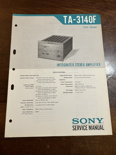 Sony 3140f amplificatore - ta-3140f,